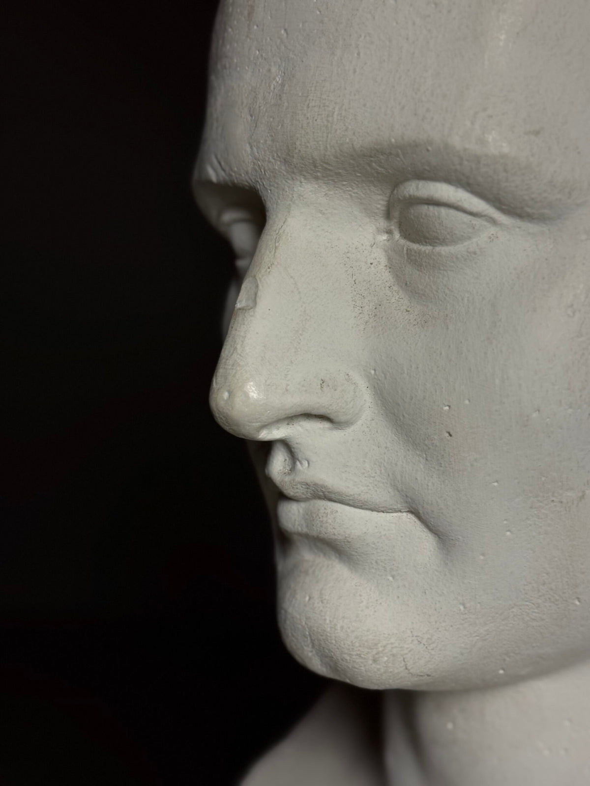 Life-size Plaster Bust of Napoleon, Late 20th Century, photo 4