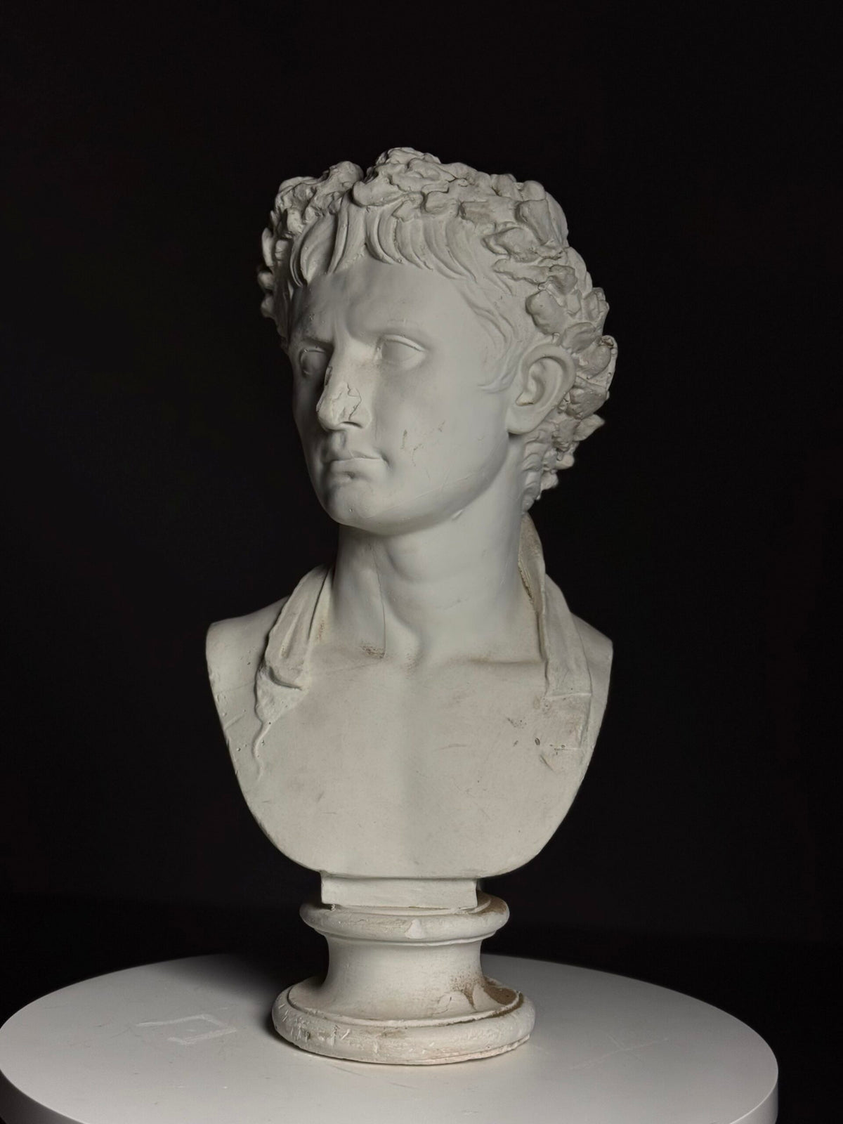 Plaster Bust of Emperor Augustus, Late 20th Century, photo 23