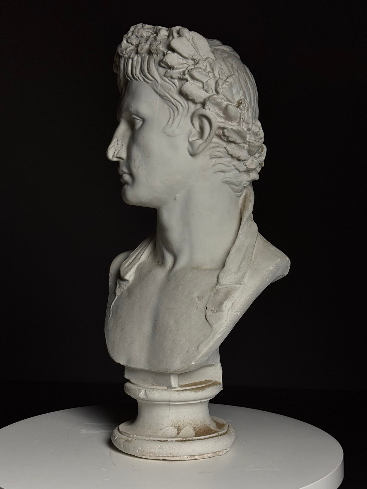 Plaster Bust of Emperor Augustus, Late 20th Century, photo 16