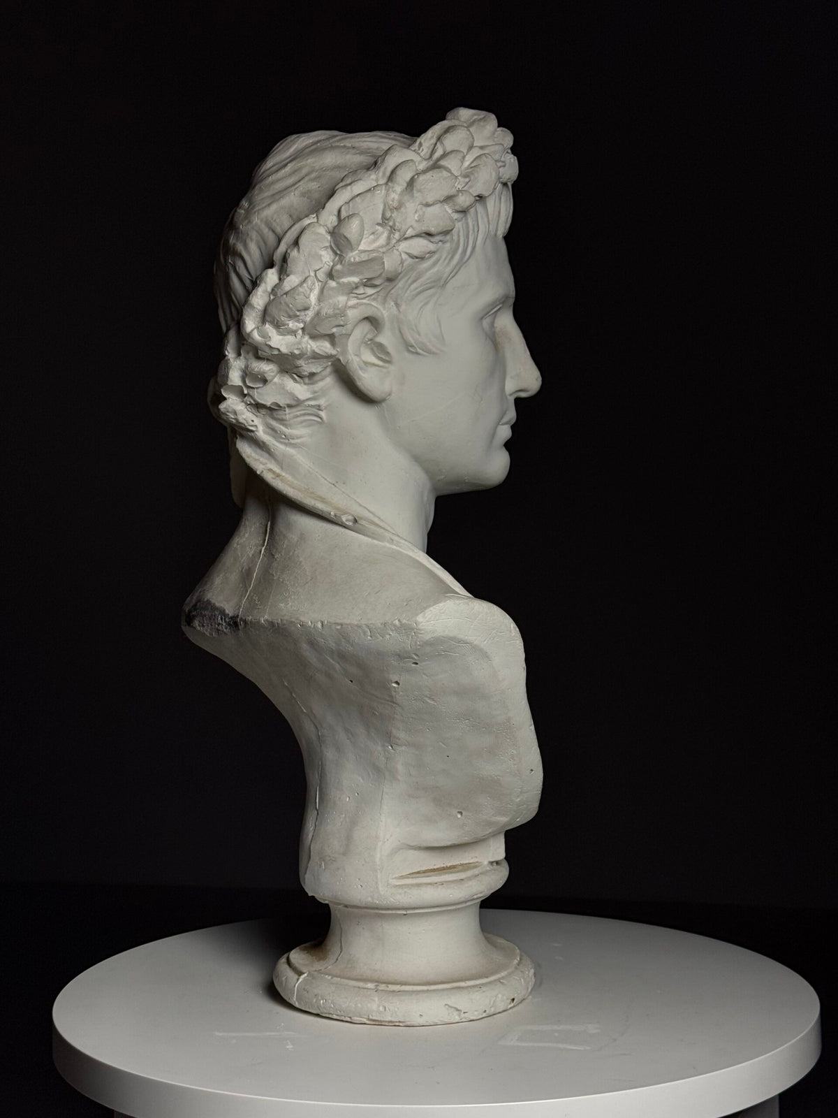Plaster Bust of Emperor Augustus, Late 20th Century, photo 13