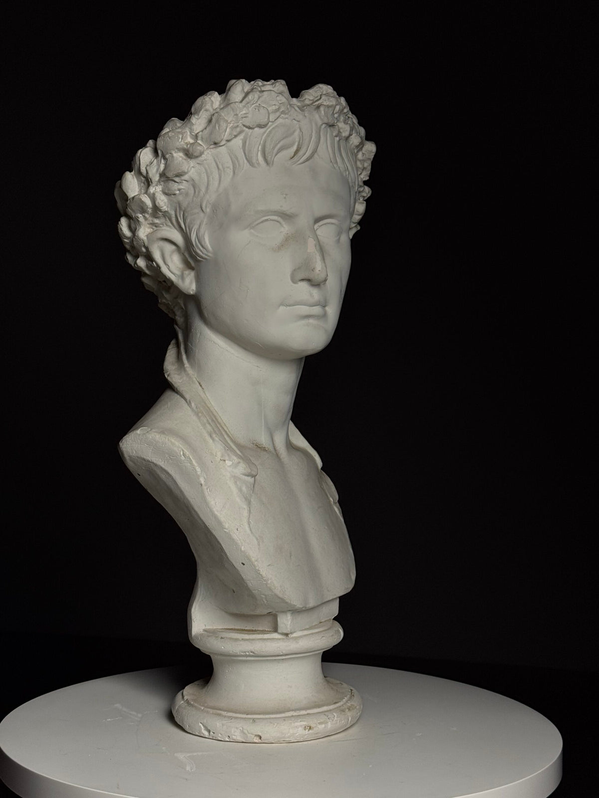 Plaster Bust of Emperor Augustus, Late 20th Century, photo 12