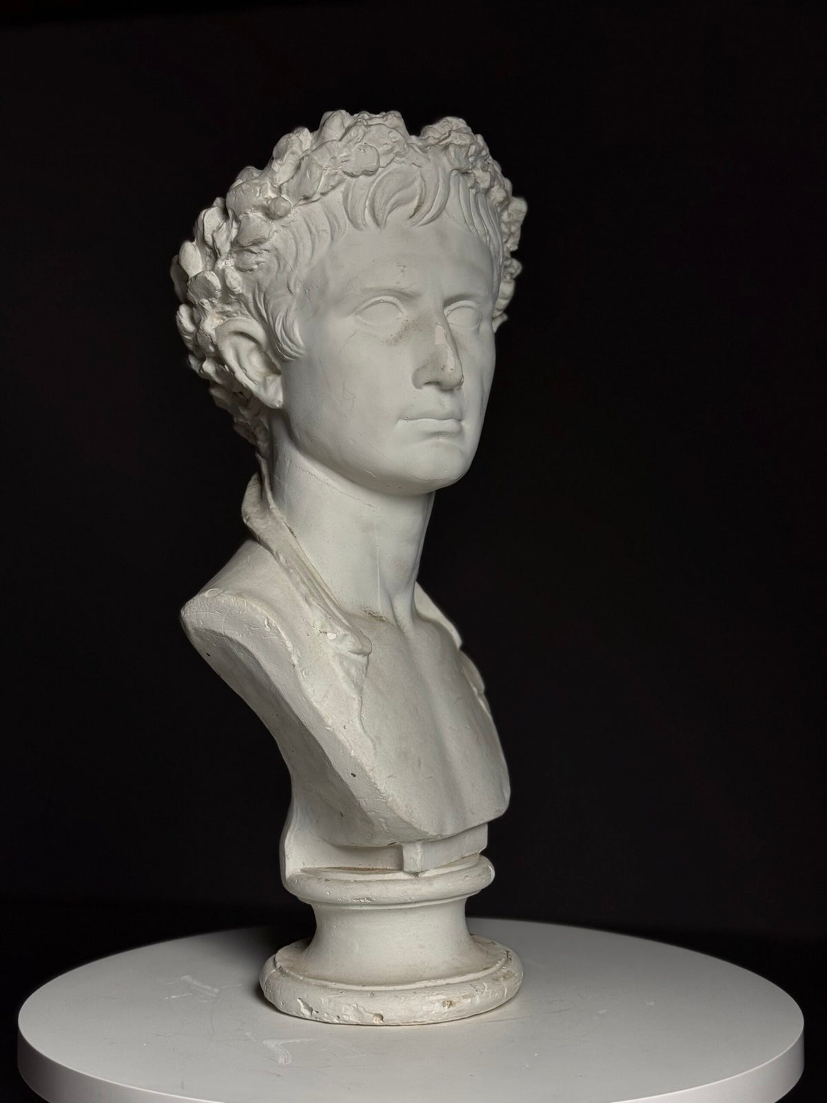 Plaster Bust of Emperor Augustus, Late 20th Century, photo 11