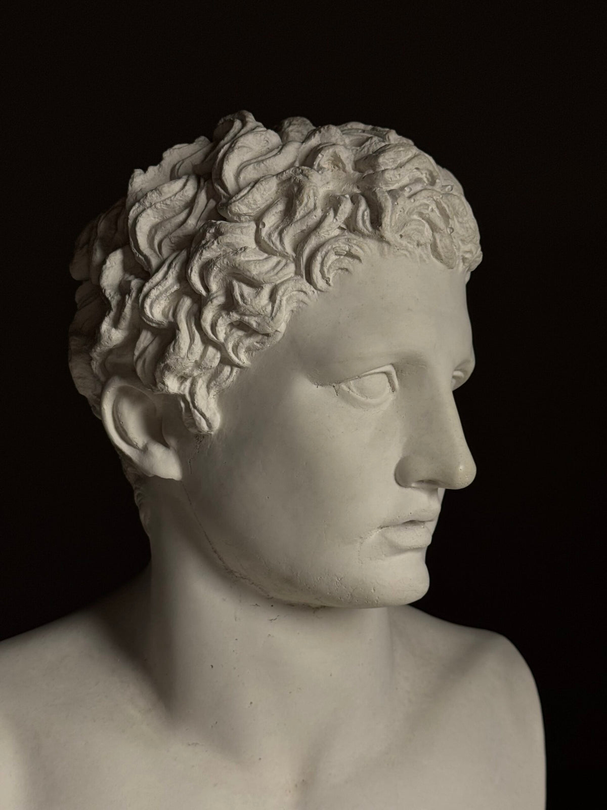 Bust of Meleager, Composite Stone, Late 20th Century, photo 22