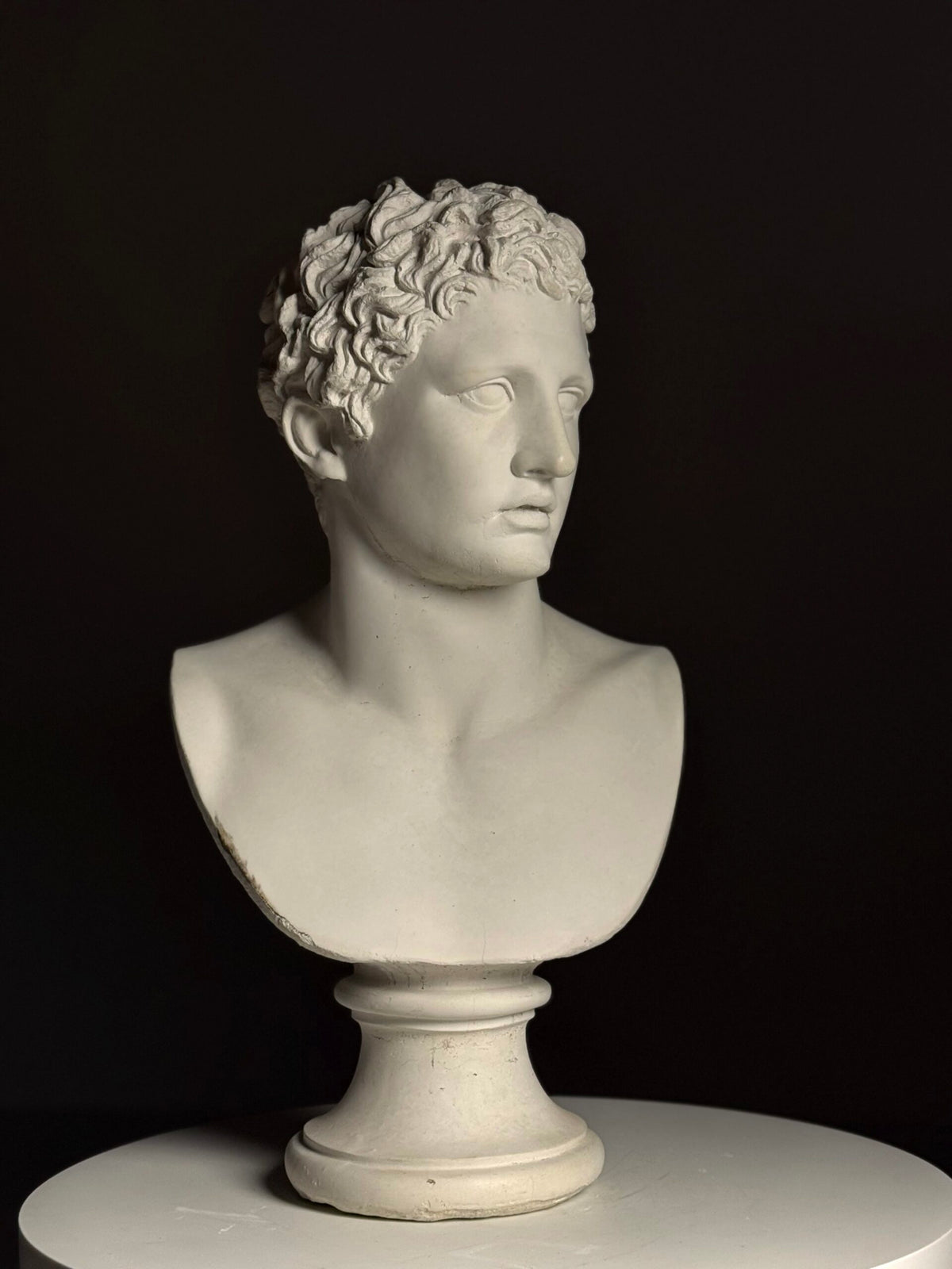 Bust of Meleager, Composite Stone, Late 20th Century, photo 3