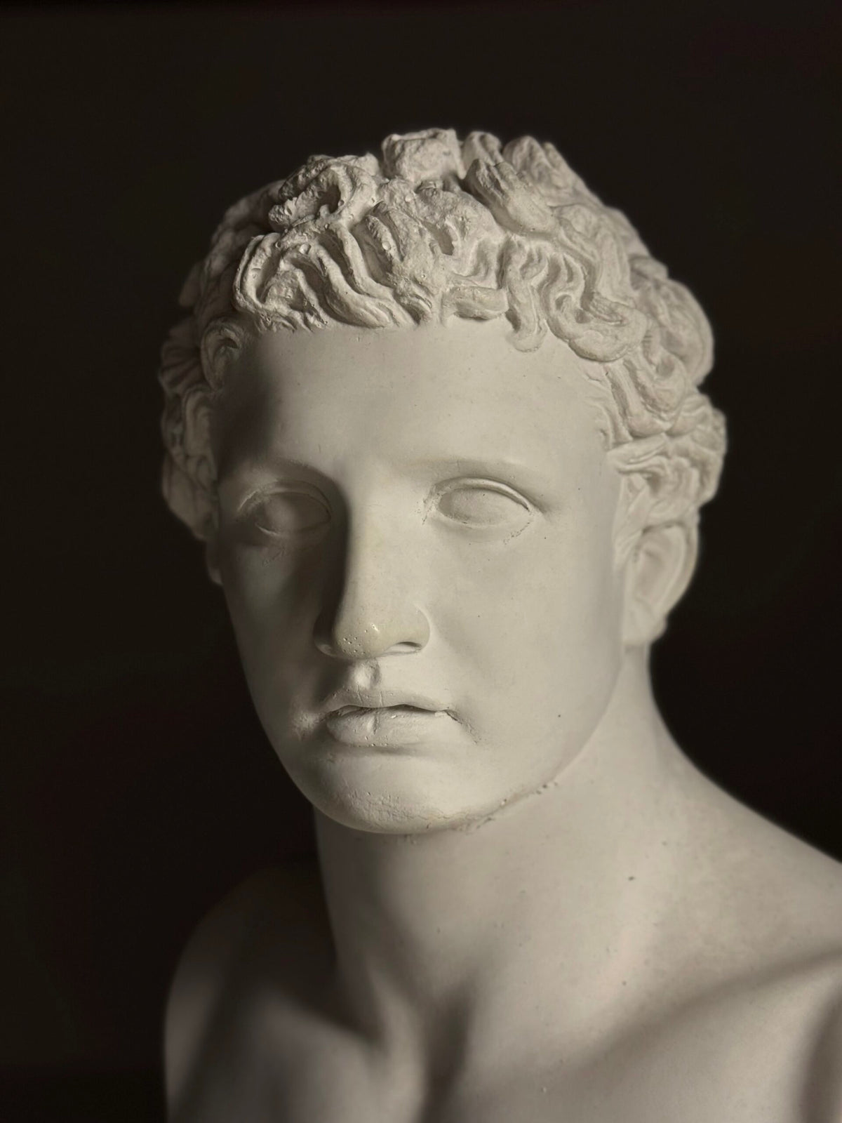 Bust of Meleager, Composite Stone, Late 20th Century, photo 8