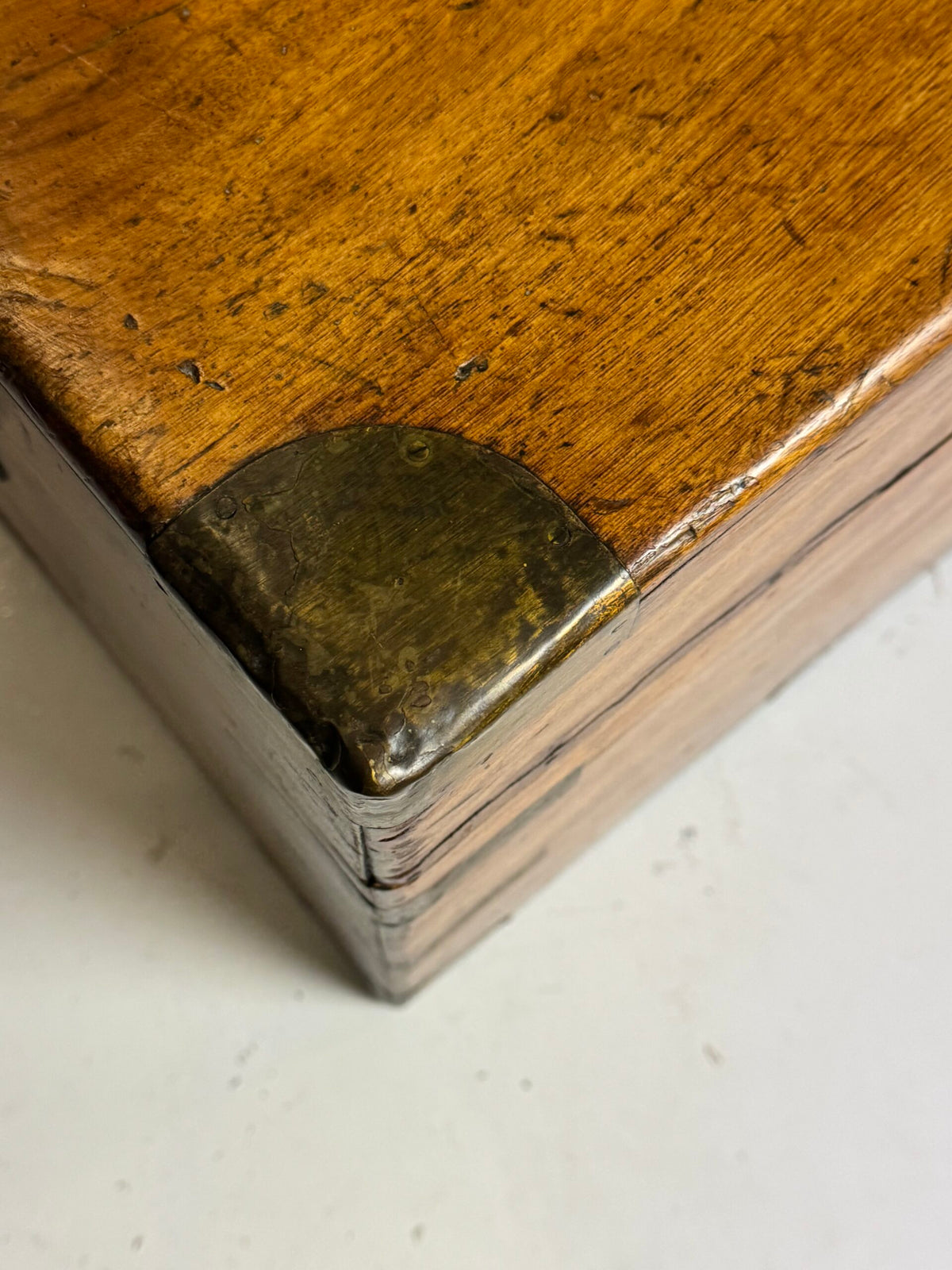 English Camphor Wood Campaign Chest, 19th Century, photo 34