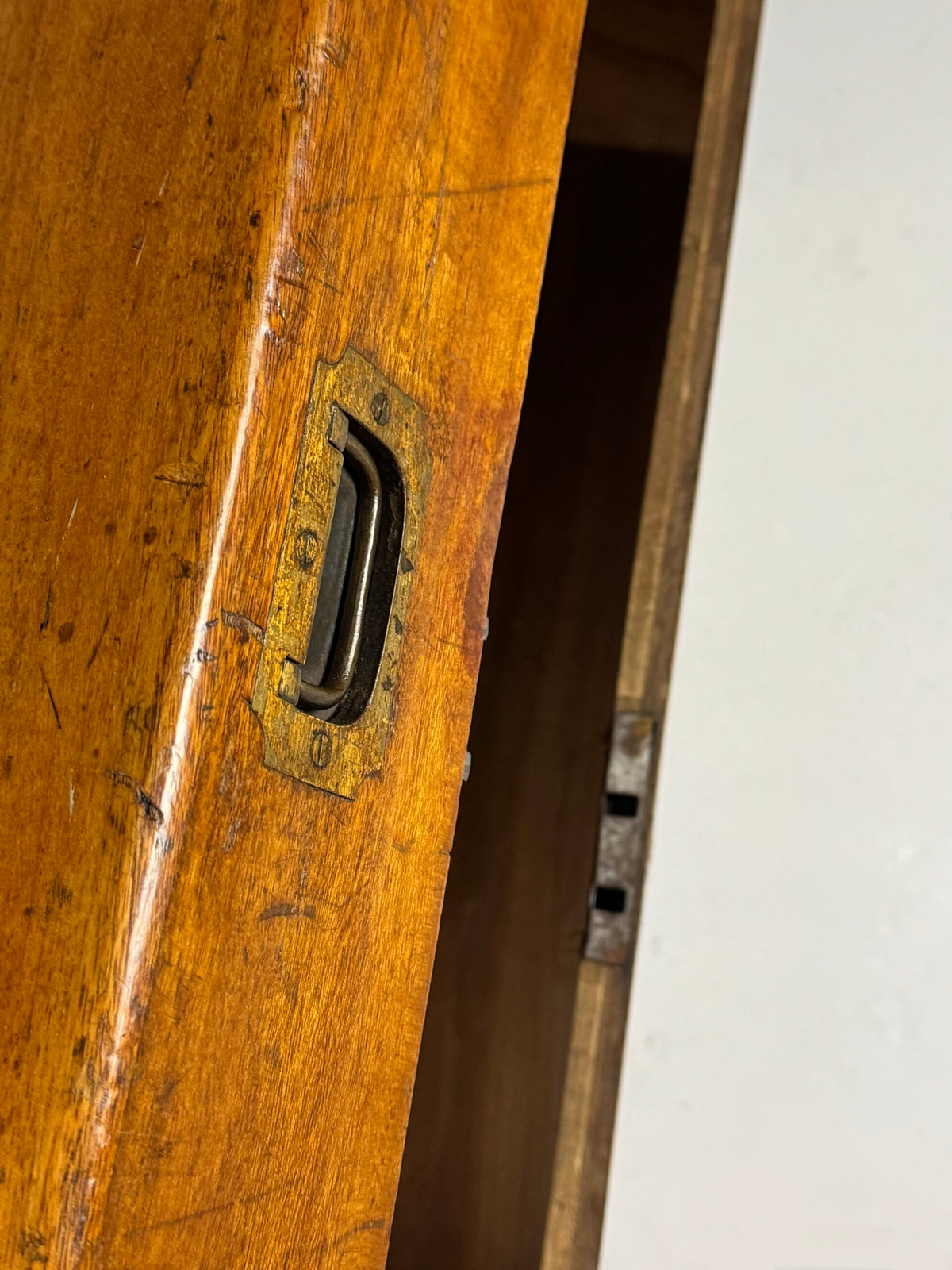 English Camphor Wood Campaign Chest, 19th Century, photo 11