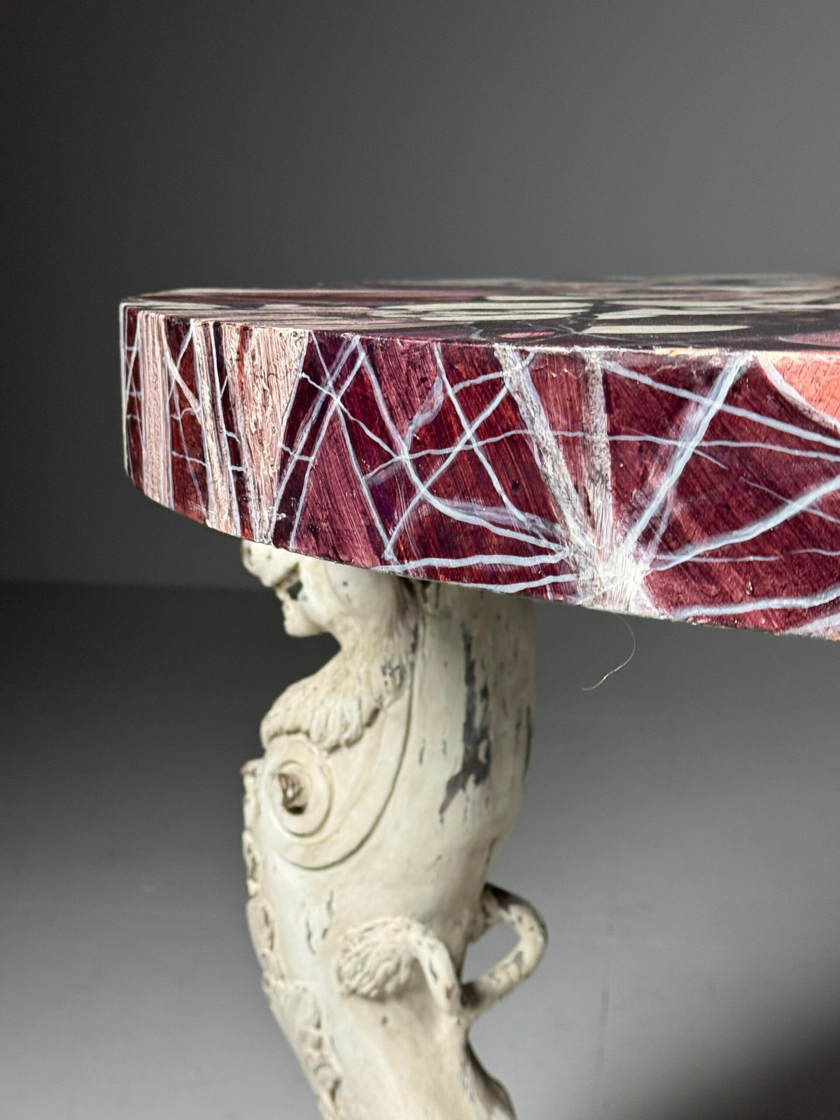 Grand Tour Style Faux Marble Center Table, Early 20th Century, photo 30