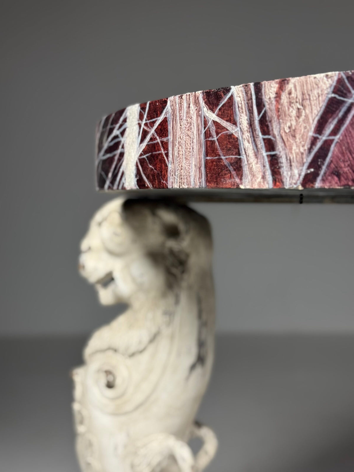 Grand Tour Style Faux Marble Center Table, Early 20th Century, photo 16