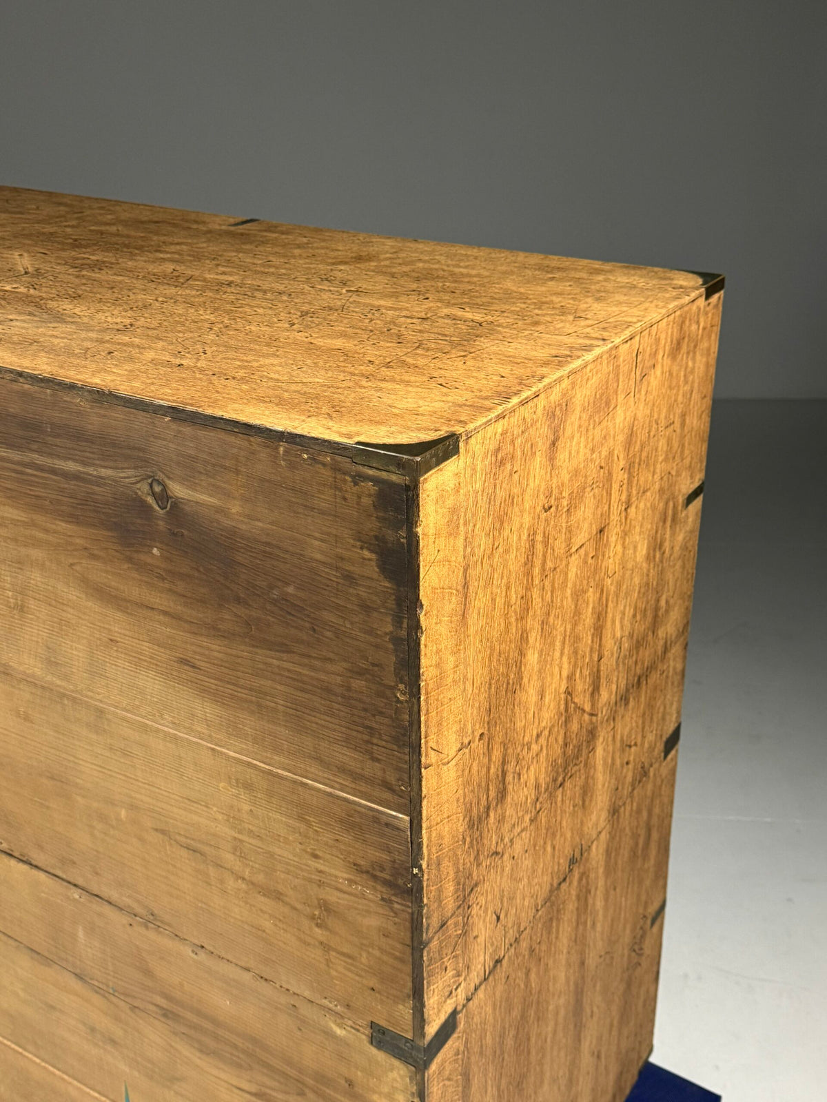 Oak Campaign Chest of Drawers, 19th Century, photo 23