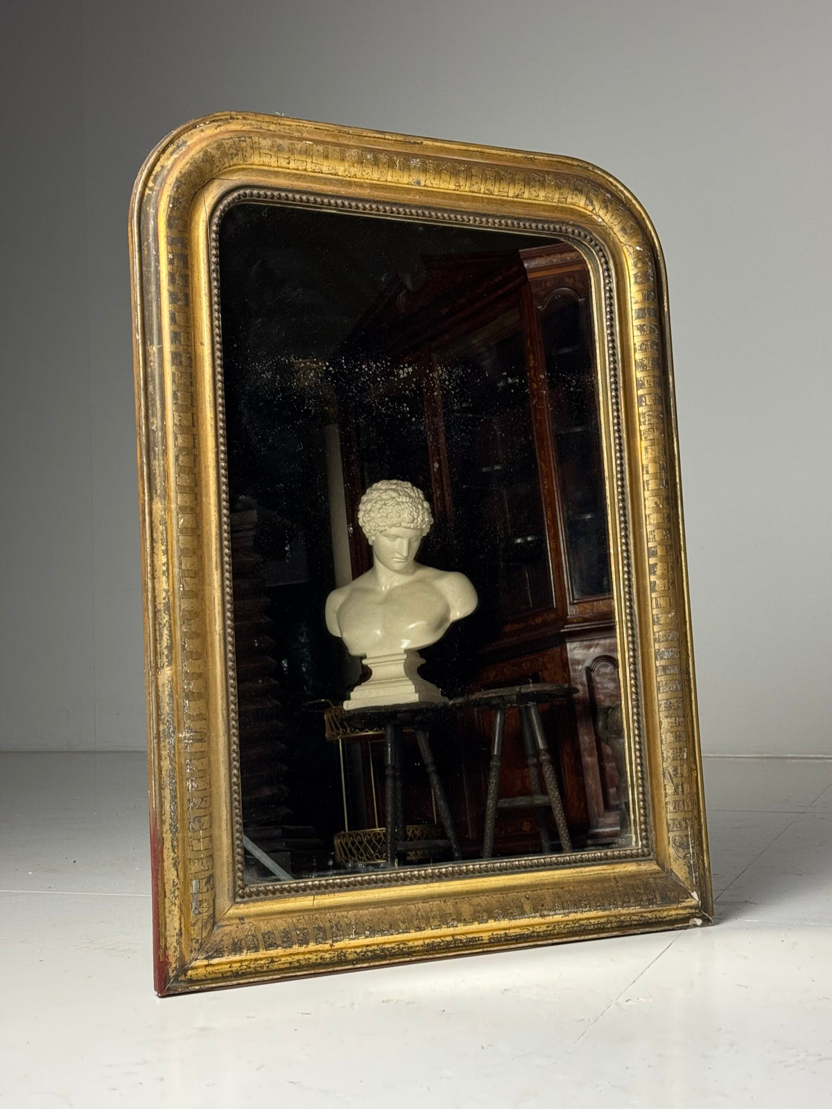 Louis Philippe Giltwood Mirror, France, 19th Century, photo 15
