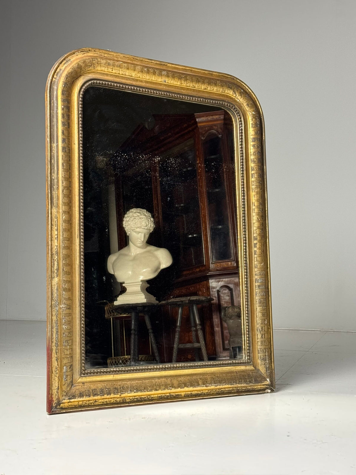 Louis Philippe Giltwood Mirror, France, 19th Century, photo 14