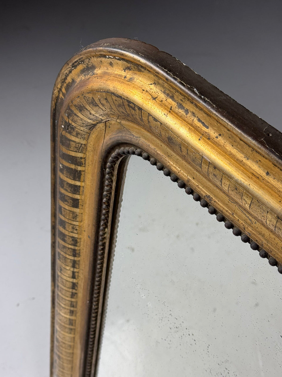 Louis Philippe Giltwood Mirror, France, 19th Century, photo 13
