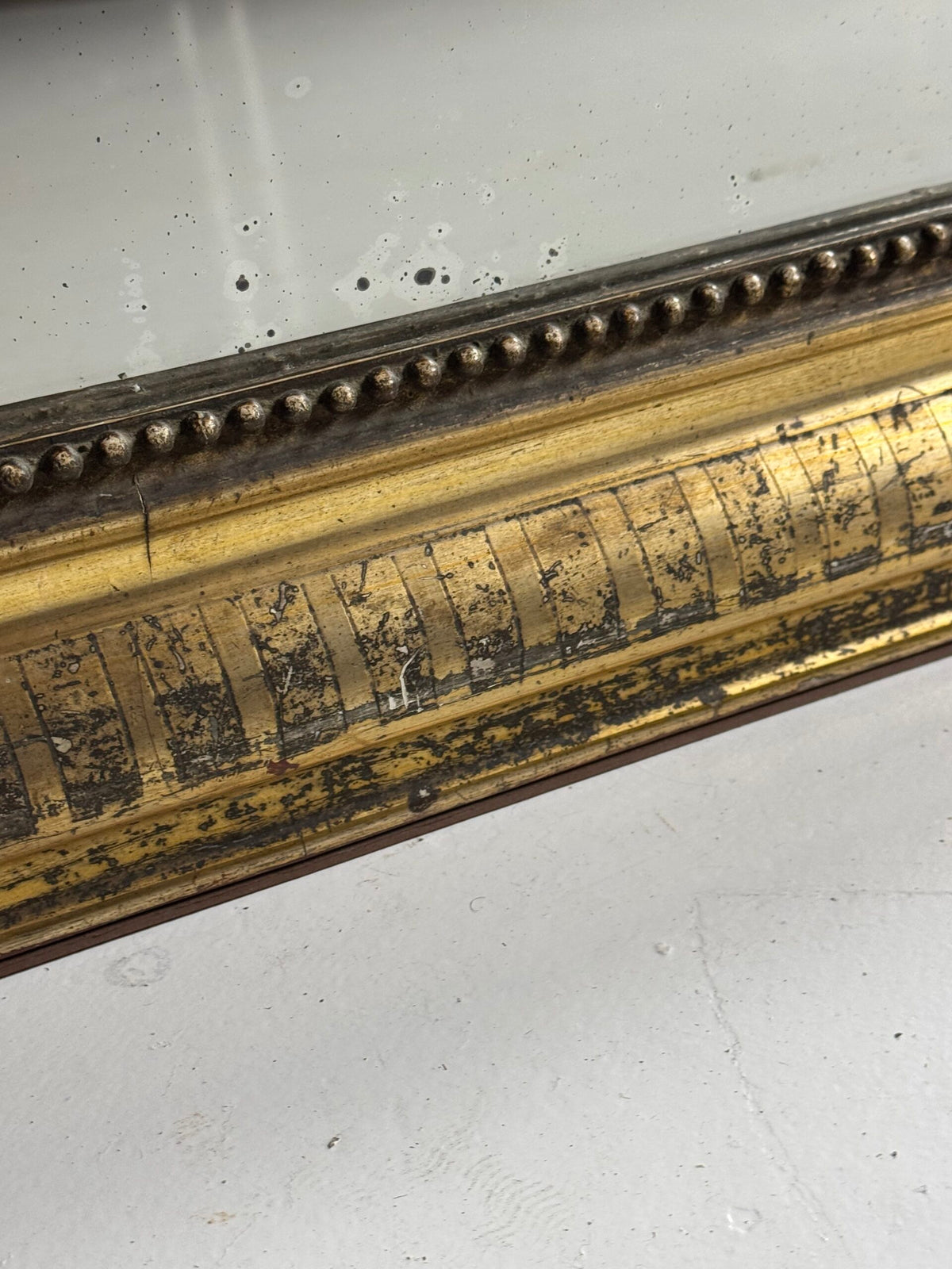 Louis Philippe Giltwood Mirror, France, 19th Century, photo 8