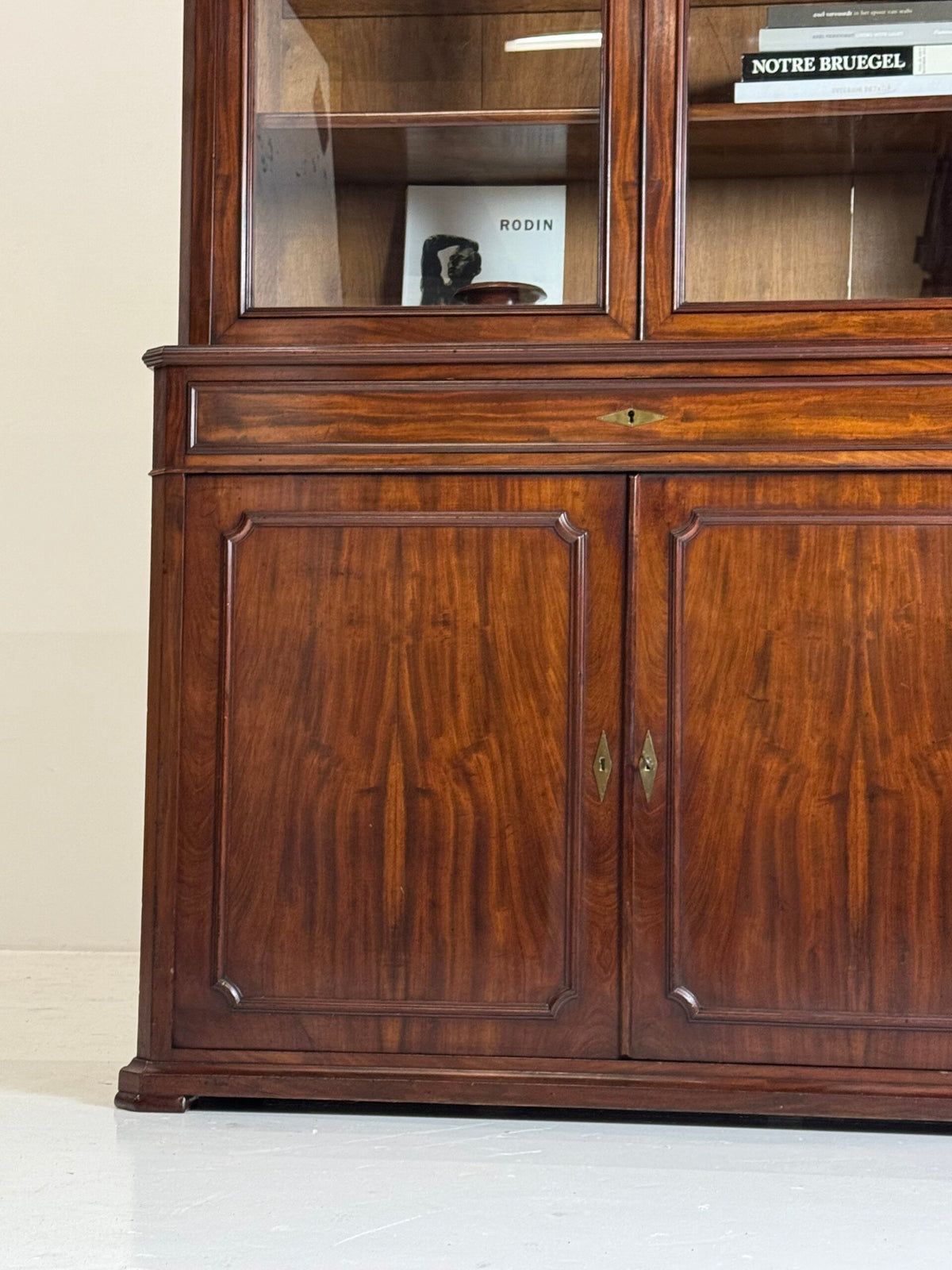 Louis Philippe Mahogany Bookcase, Belgian or French, 19th Century, photo 5