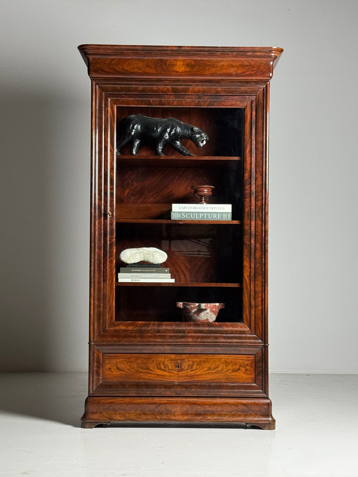 Belgian Biedermeier Display Cabinet, circa 1850, photo 1