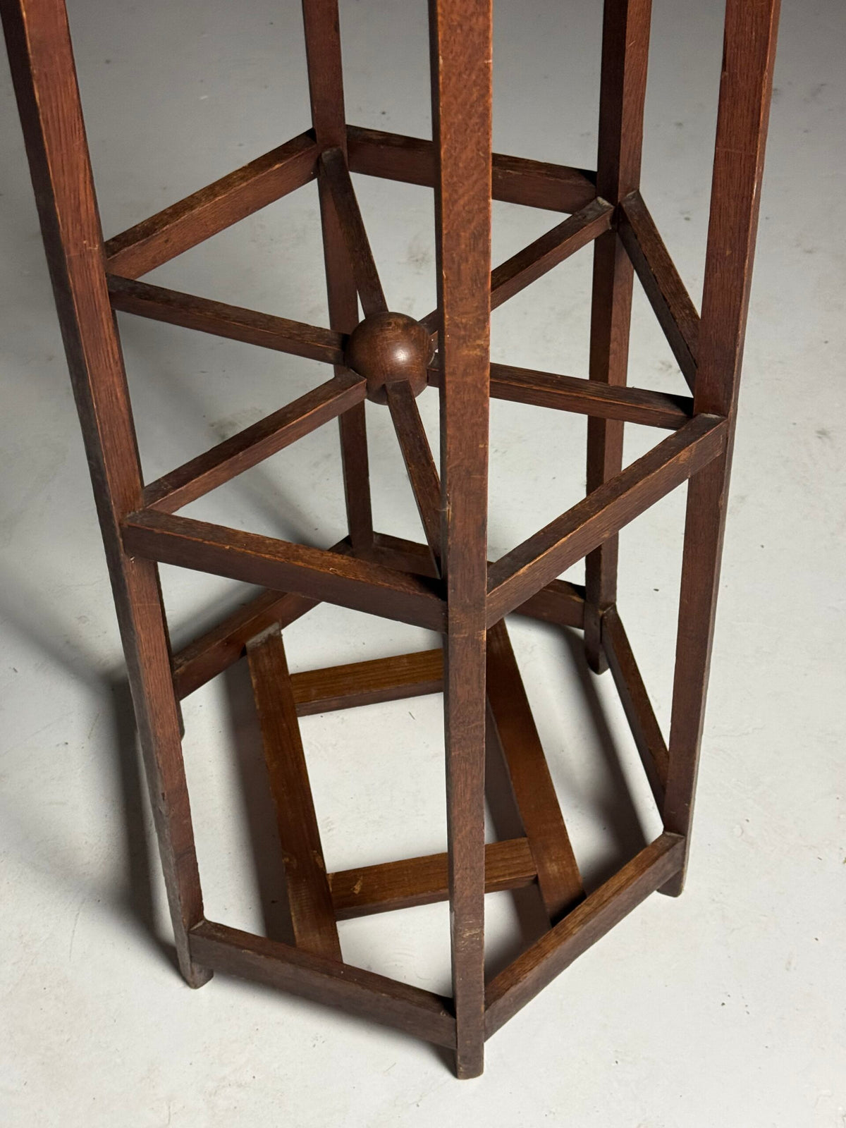 Arts and Crafts Oak Coat Stand, Early 20th Century, photo 2