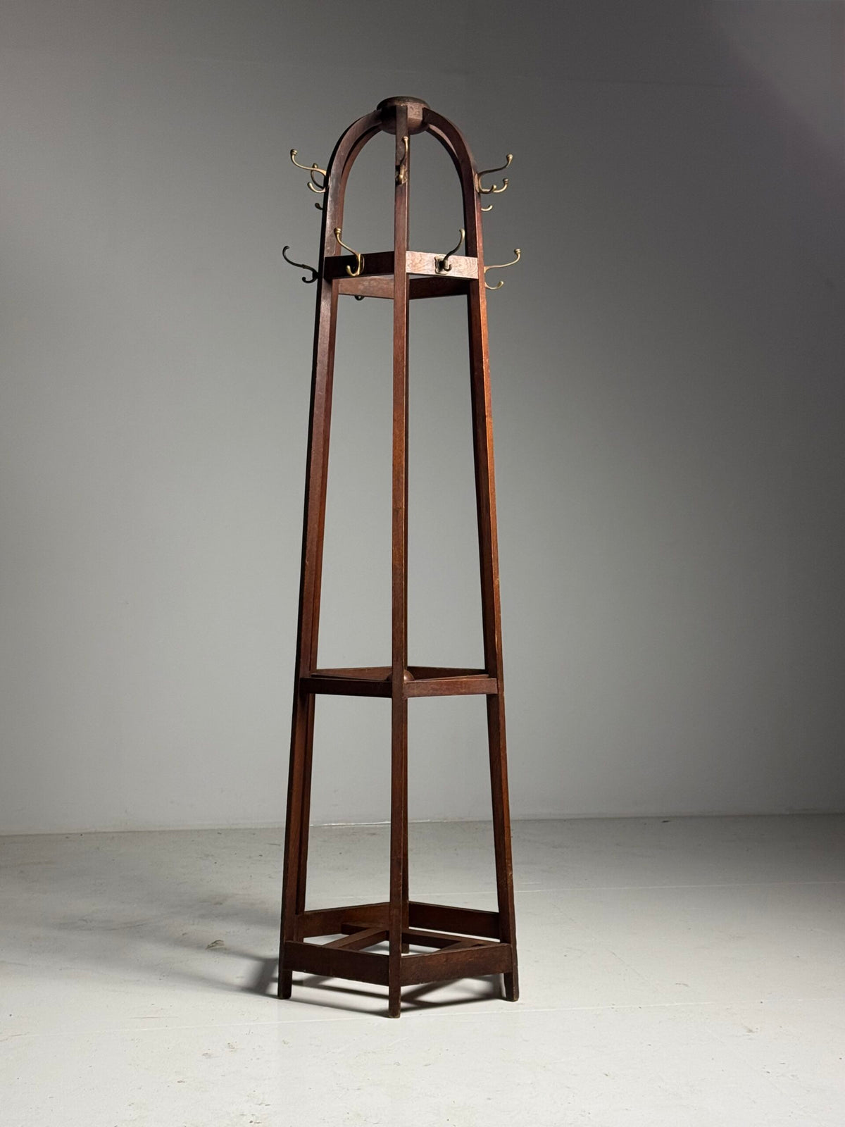 Arts and Crafts Oak Coat Stand, Early 20th Century, photo 10