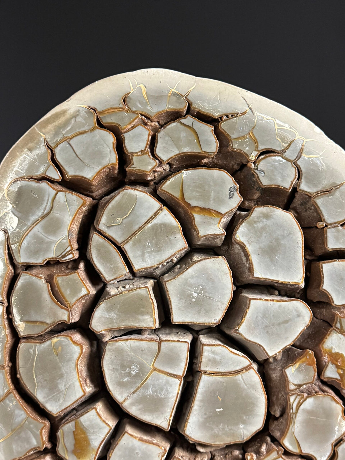 Large Septarian Nodule on Custom Stand, photo 6
