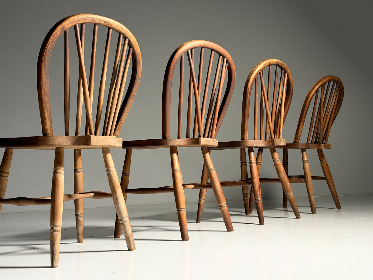 Set of 6 English Windsor chairs