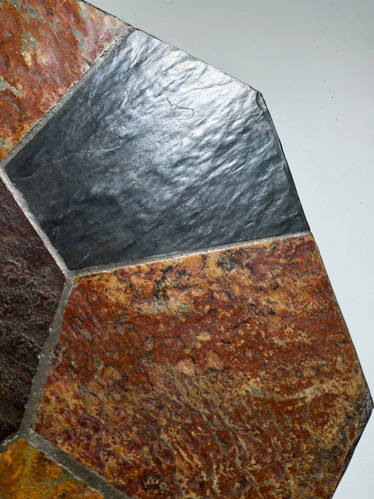 1970s slate coffee table