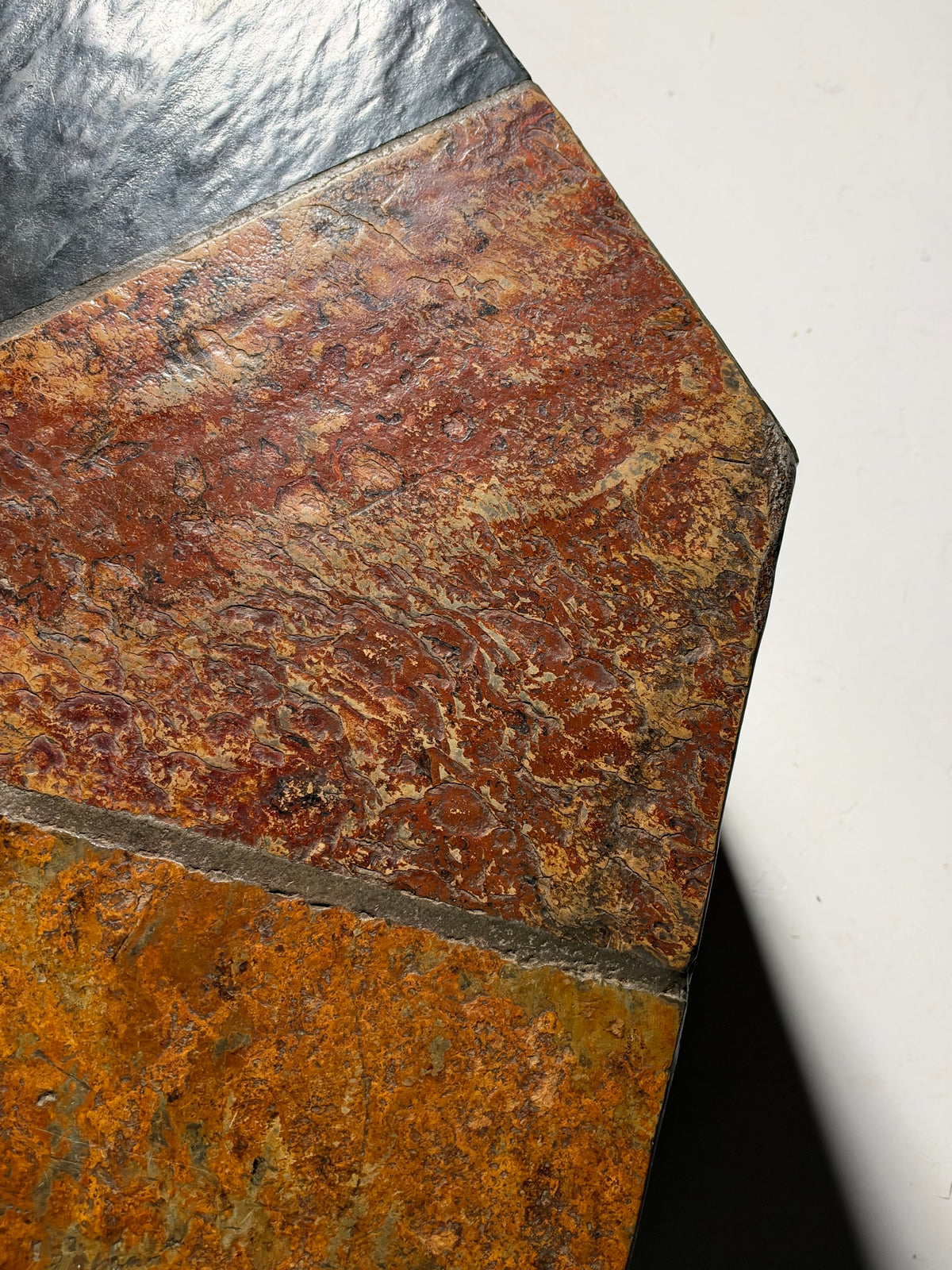 1970s slate coffee table
