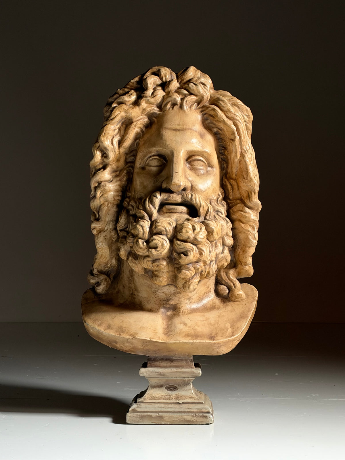 Plaster bust of Zeus