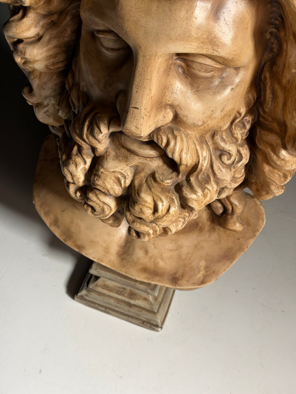Plaster bust of Zeus