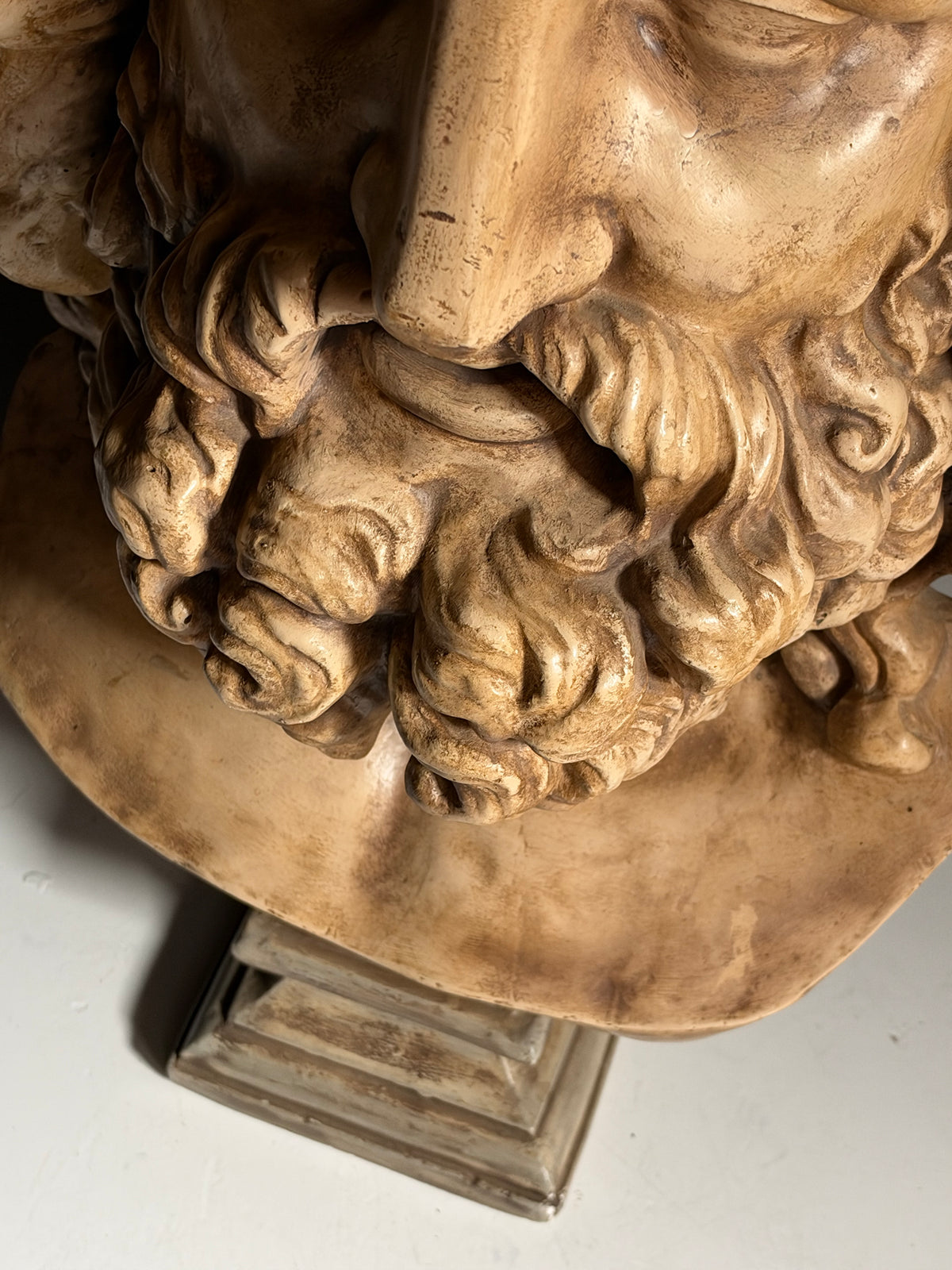 Plaster bust of Zeus