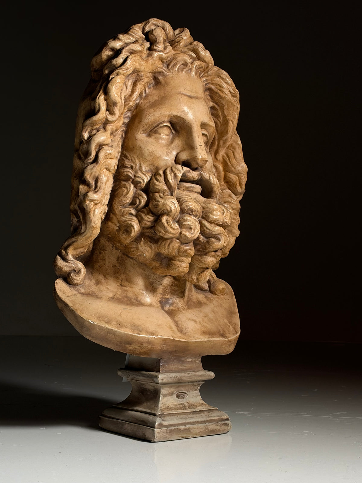 Plaster bust of Zeus