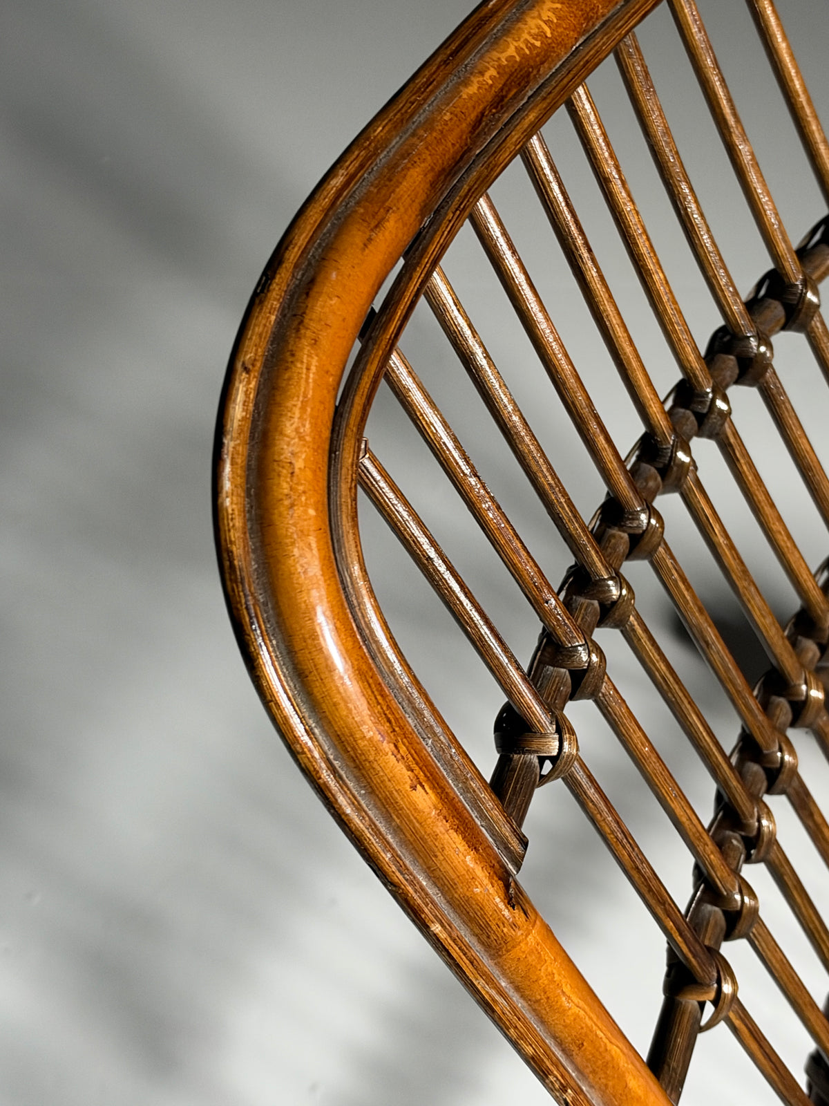 Rattan rocking chair, circa 1950