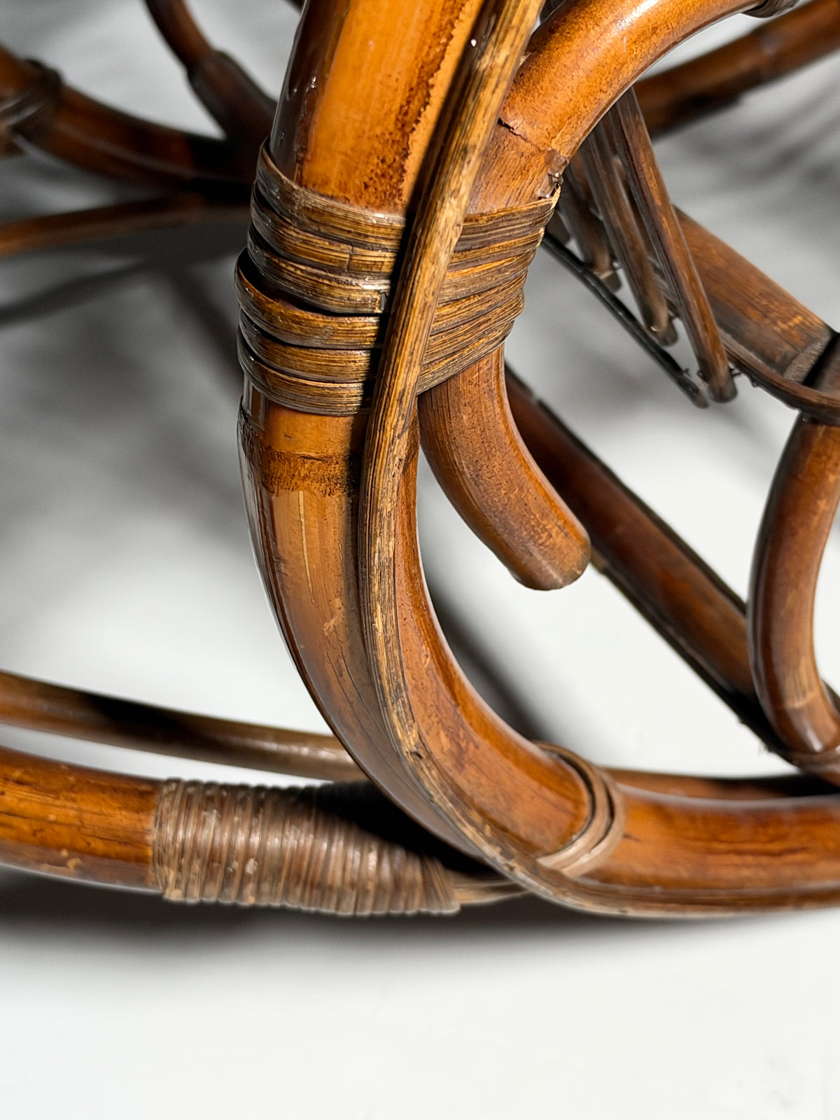 Rattan rocking chair, circa 1950