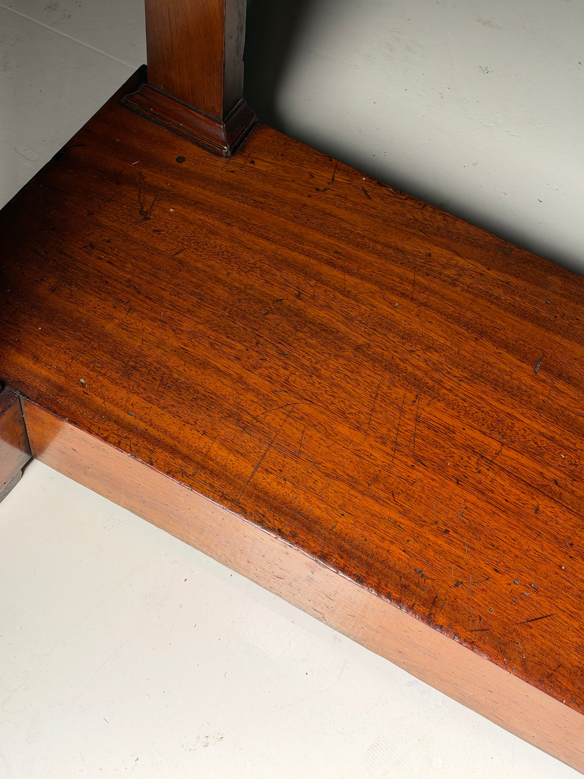 19th century Empire style trumeau side table