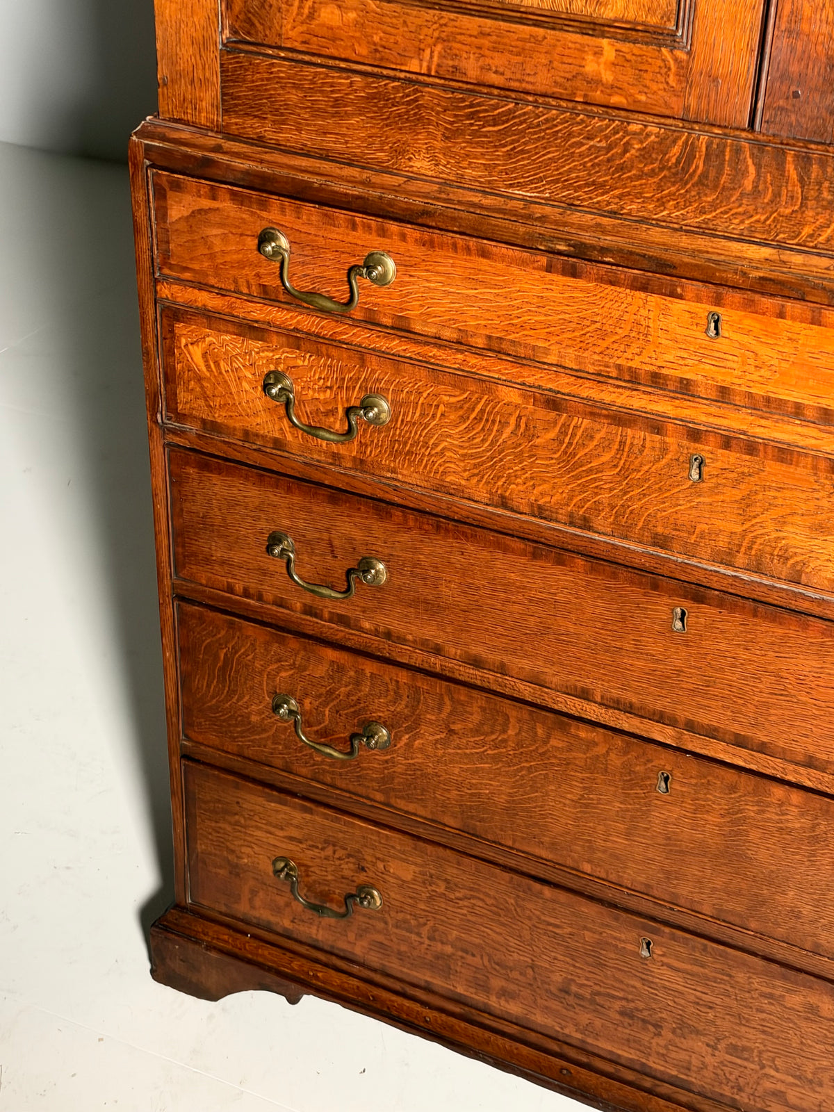 19th century English desk cabinet