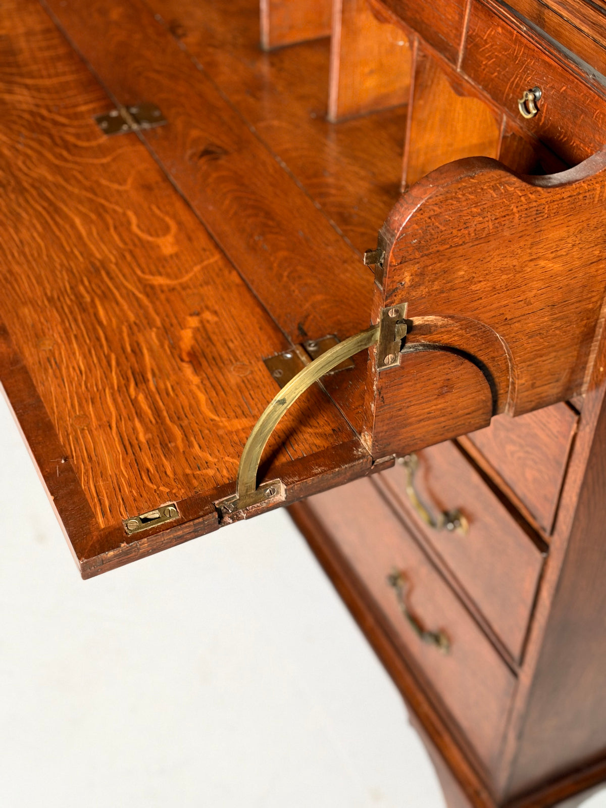 19th century English desk cabinet