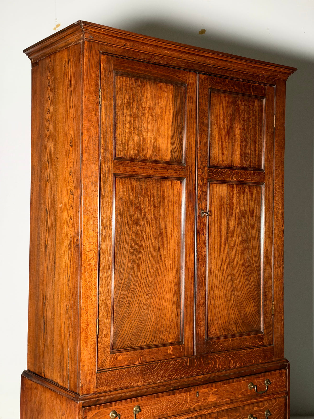 19th century English desk cabinet