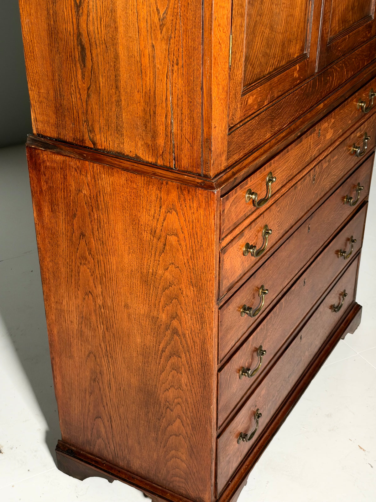 19th century English desk cabinet