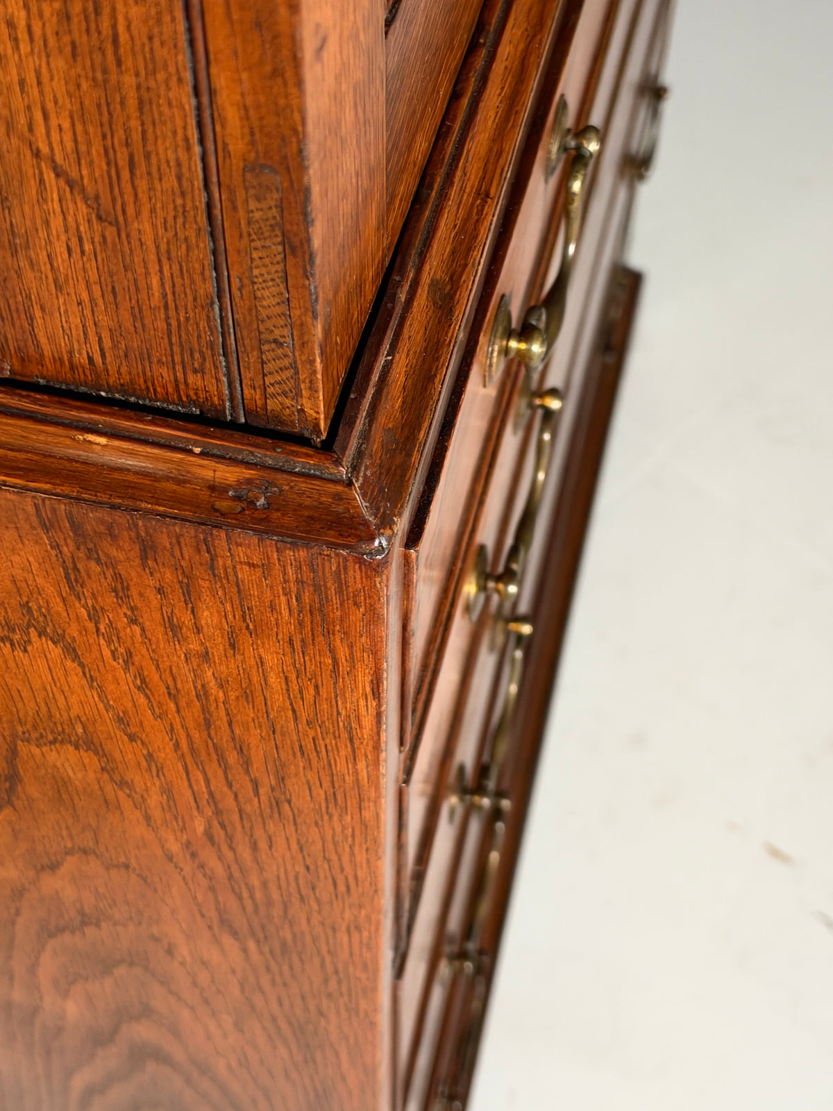 19th century English desk cabinet