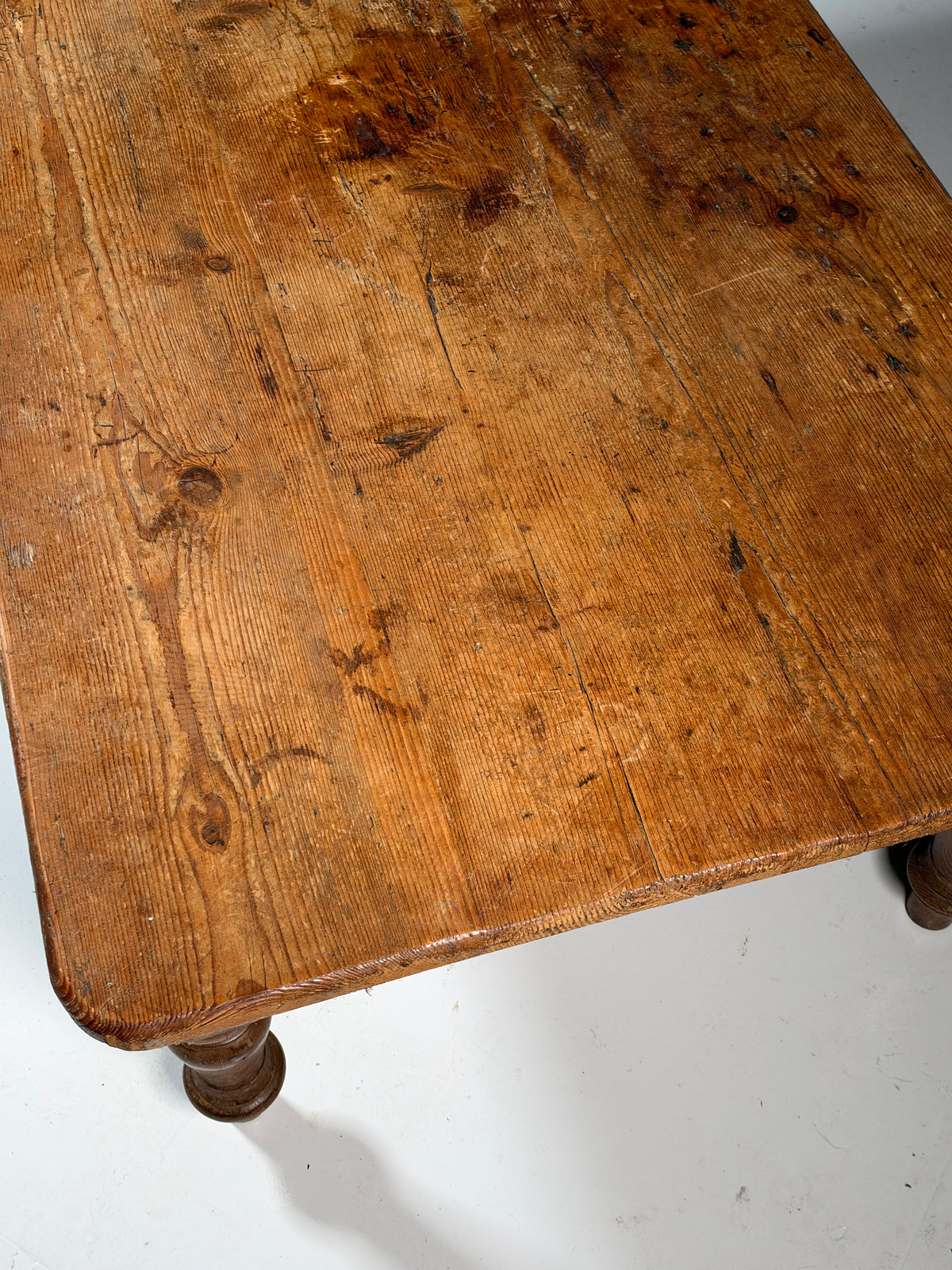 Rustic pine coffee table