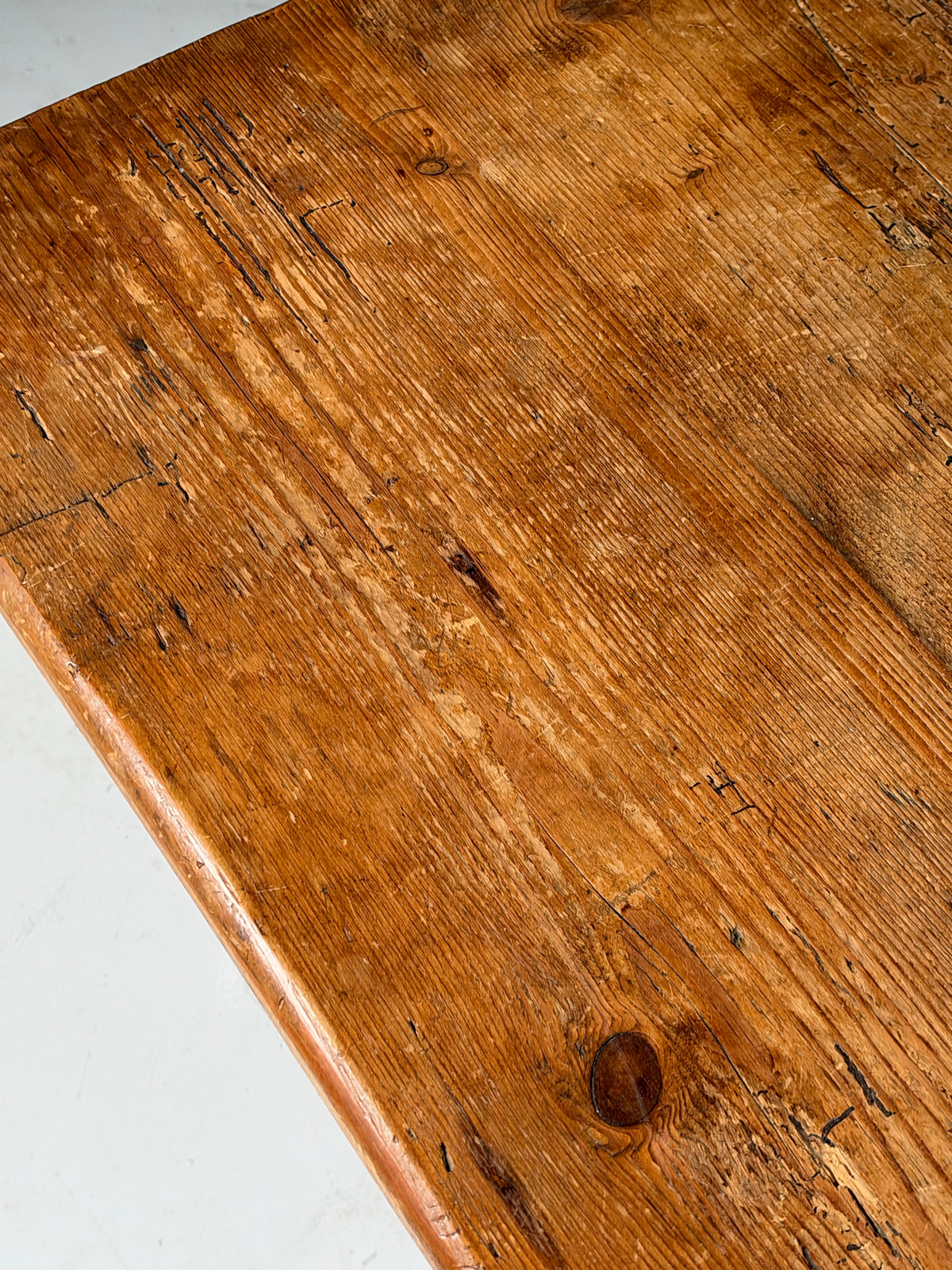 Rustic pine coffee table