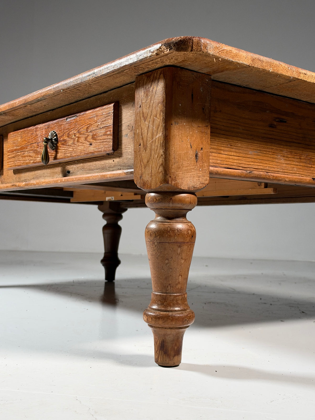 Rustic pine coffee table