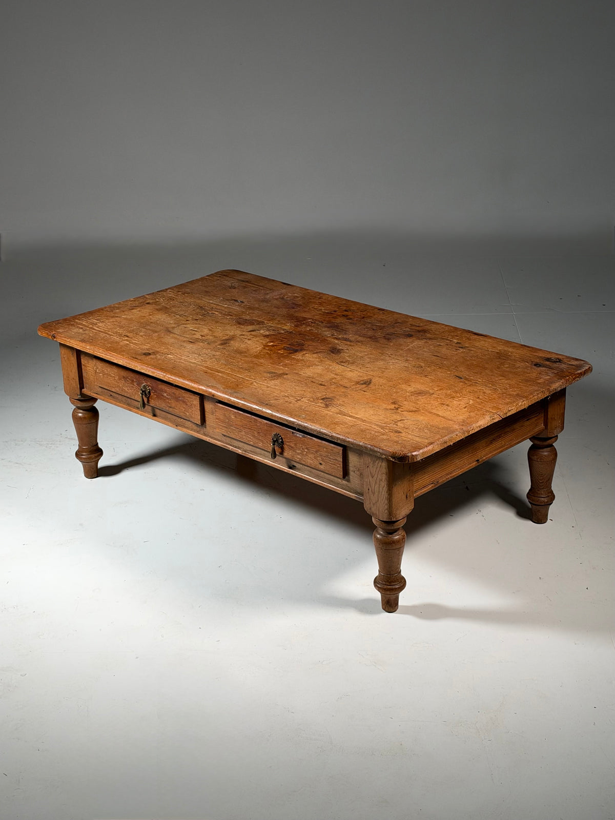 Rustic pine coffee table