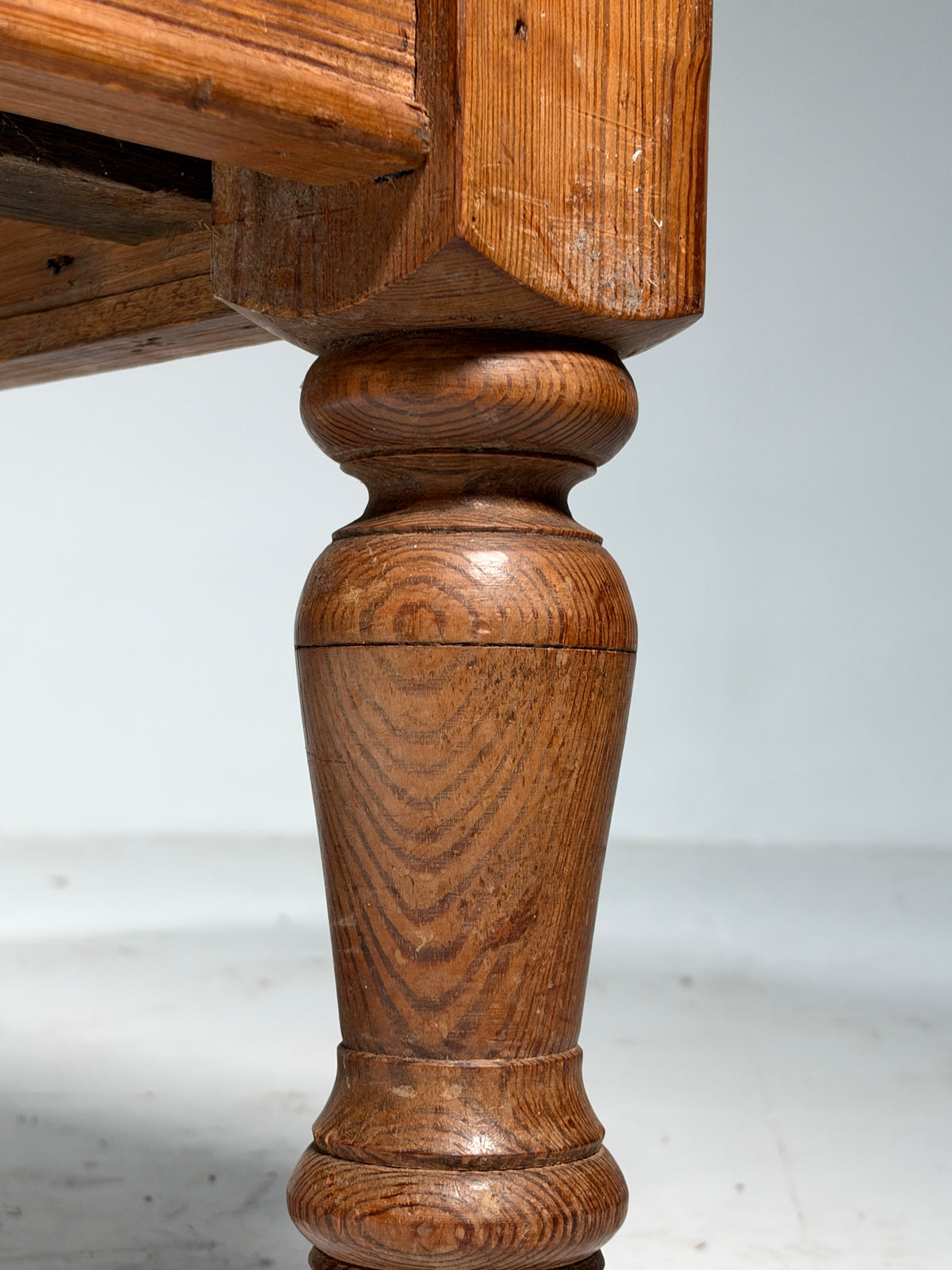 Rustic pine coffee table