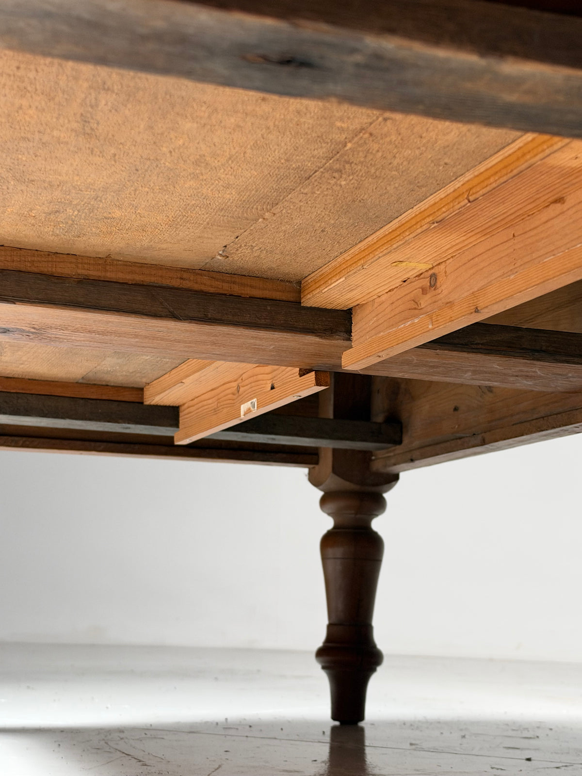 Rustic pine coffee table