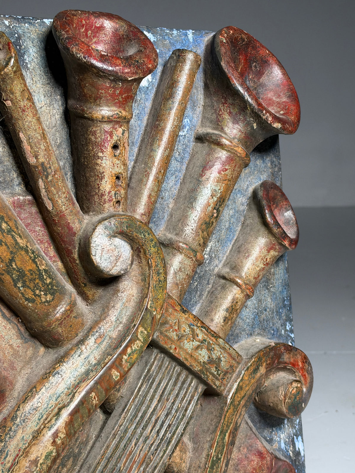 Relief panel depicting music, early 19th century