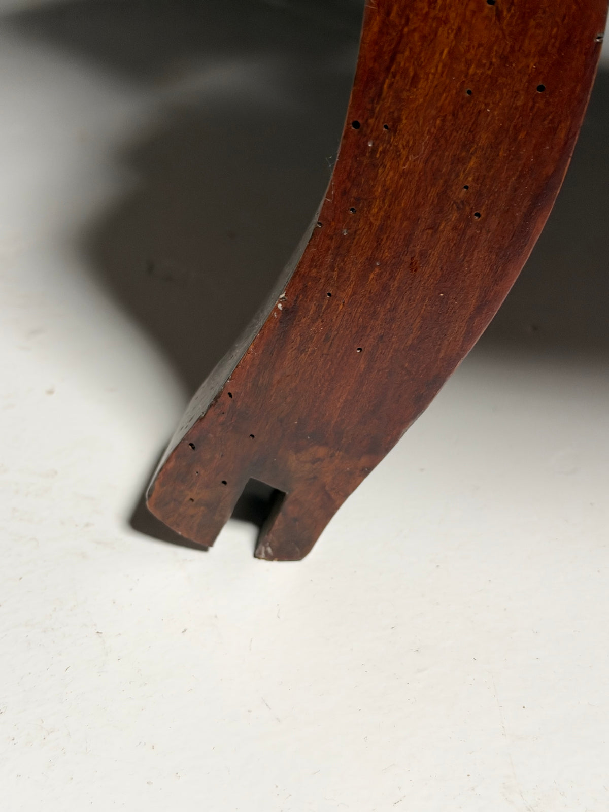 Mahogany sculpture stand