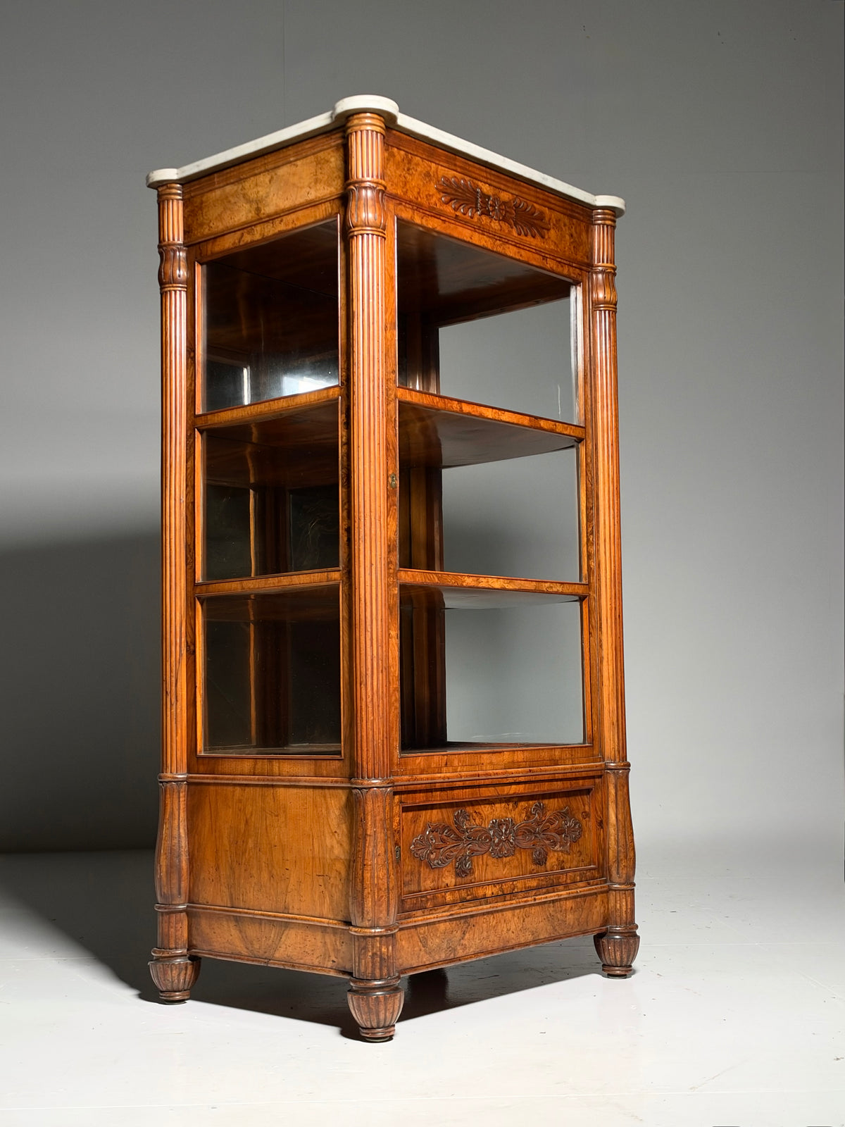 19th century French display cabinet