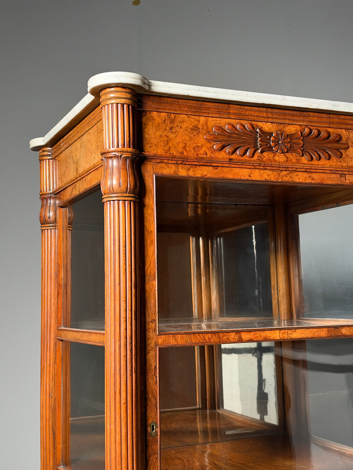 19th century French display cabinet