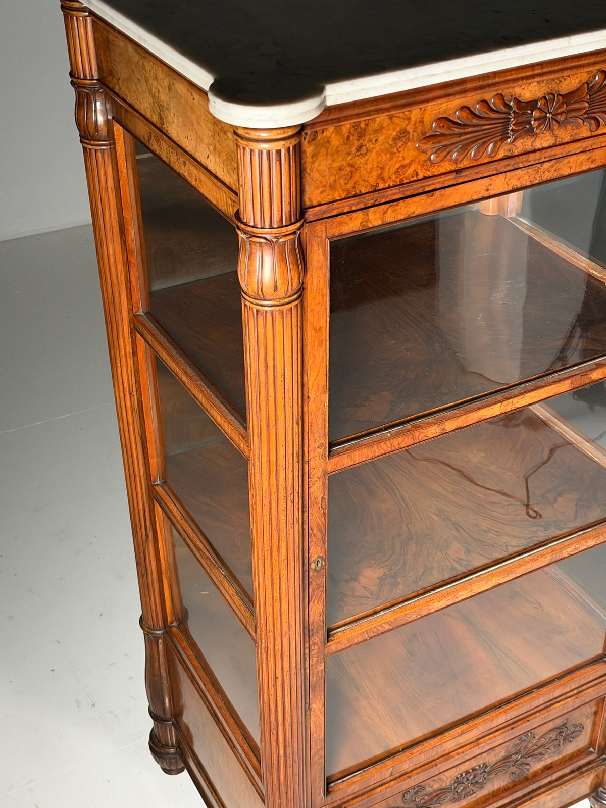 19th century French display cabinet