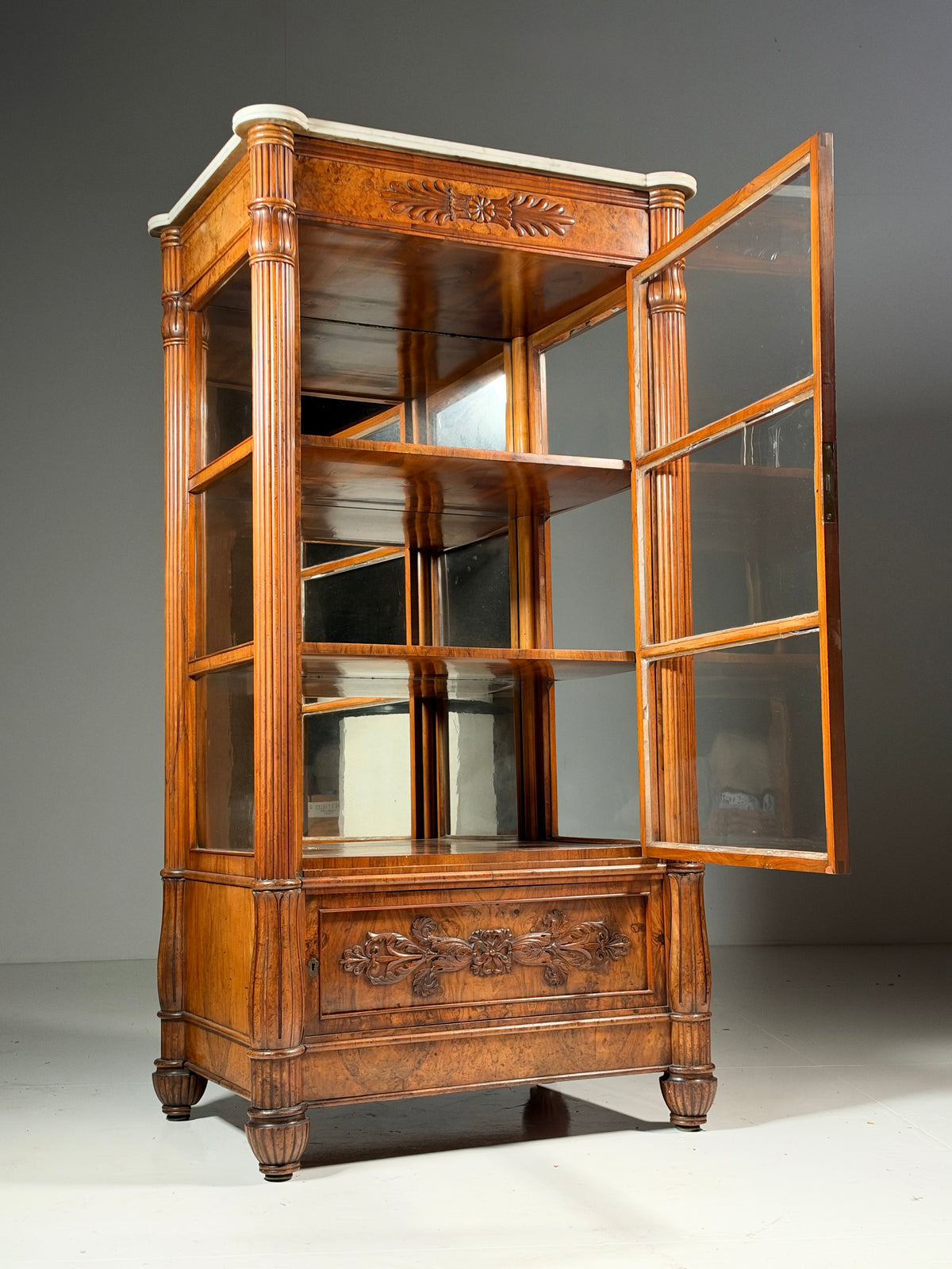 19th century French display cabinet
